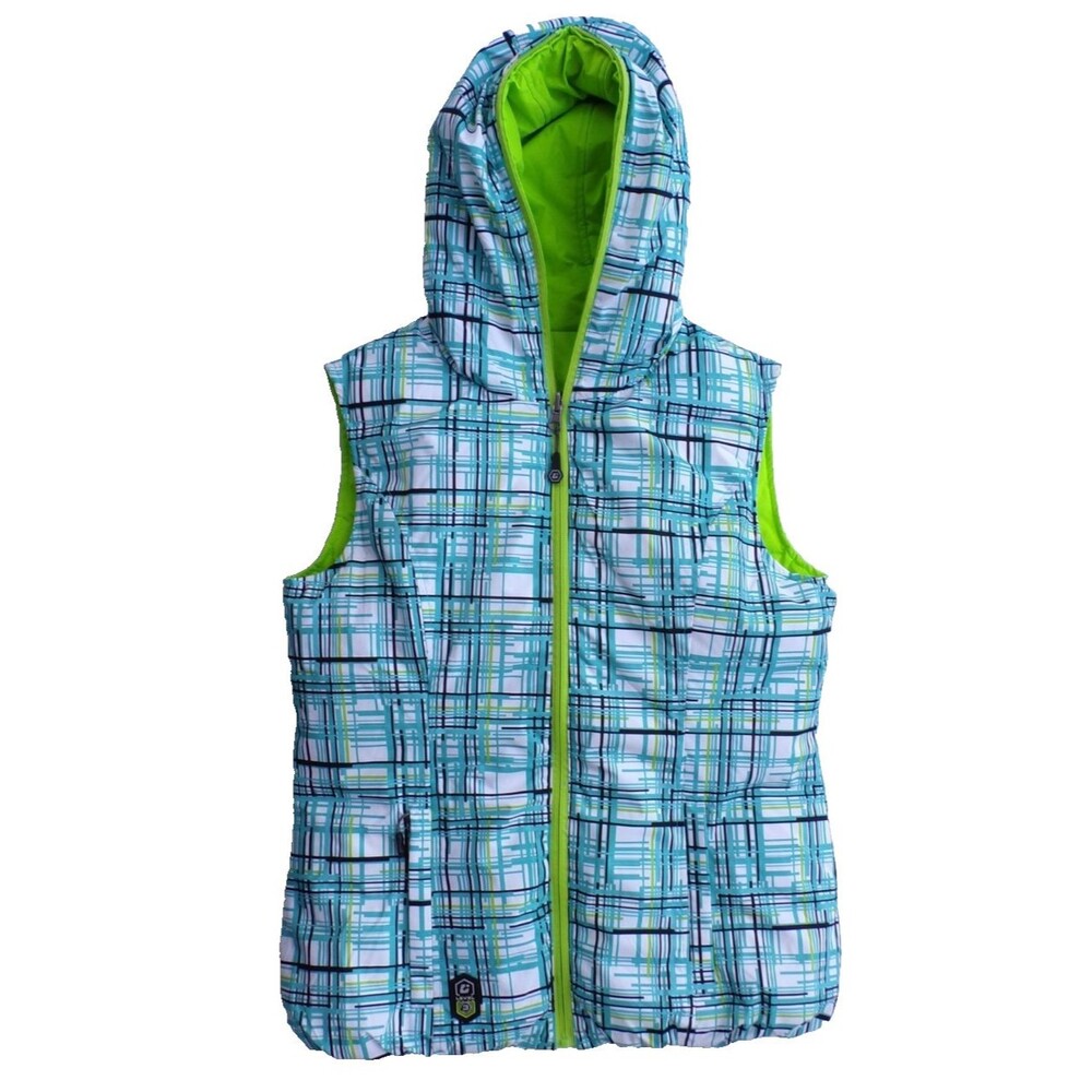 Killtec Level 3 Reversible Hooded Down Puffer Ves… - image 1